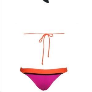Swim Sexy Color Block Piece Zipper Bikini S M L Nwot Poshmark