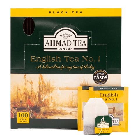 Ahmad Herbata English Tea No 1 100 Kopert Aluminiowych 14997560764