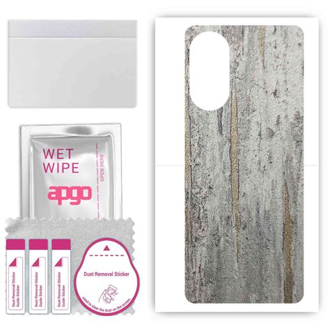 Folia Naklejka Sk Rka Strukturalna Na Ty Do Infinix Hot S Beton Z Ote Paski Apgo Skins