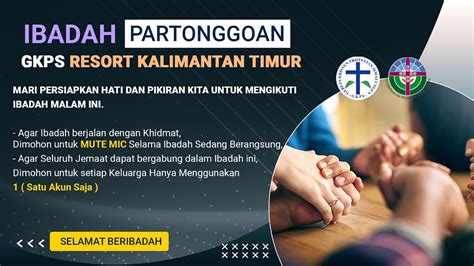 Ibadah Partonggoan Gkps Resort Kaltim Jumat 13 Agustus 2021 Youtube