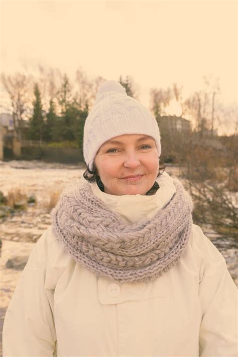 Mature Beautiful Woman Getting Away From It All With Nature Stock Image Image Of Outdoors