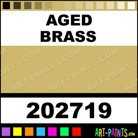 Aged Brass Metallic Metal and Metallic Paints - 202719 - Aged Brass
