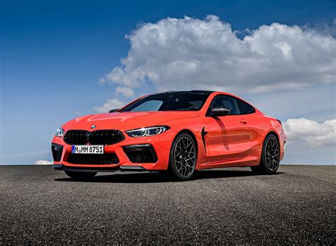 2020 BMW M8 Competition Coupe (Color: Fire Red) Front Three-Quarter ...