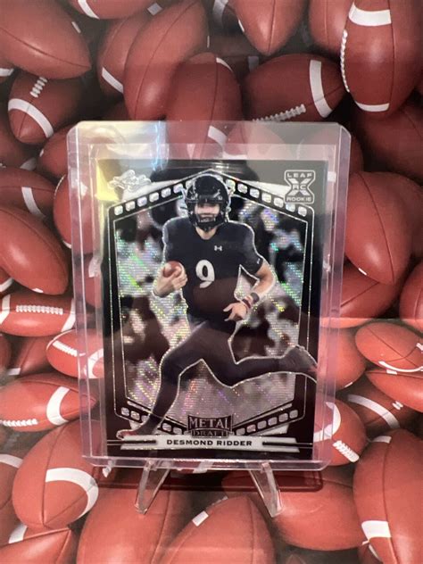 Leaf Draft Metal Black Wave Desmond Ridder B Dr Bearcats