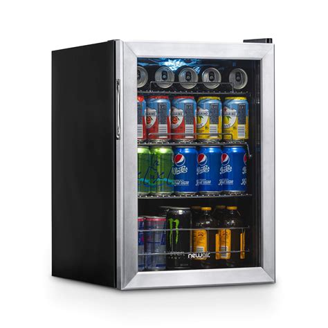 NewAir Beverage Refrigerator Cooler with 90 Can Capacity - Mini Bar ...