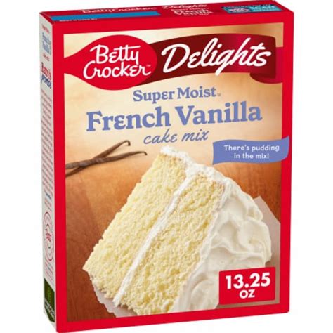 Betty Crocker Delights Super Moist French Vanilla Flavored Cake Mix