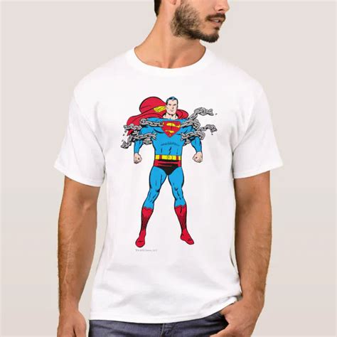 Superman Breaks Chains T Shirt Zazzle