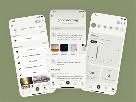 Journalling App By Evelyn W On Dribbble