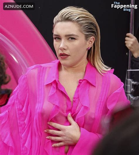 Florence Pugh Sexy Flashes Her Hot Tits During A Photoshoot For Valentinos New Campaign In Rome