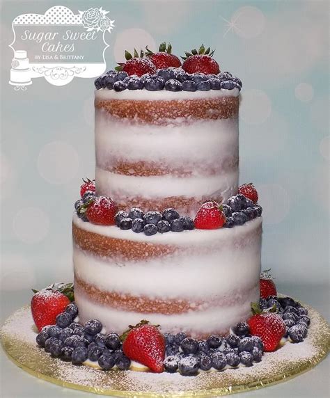 Naked Berries Decorated Cake By Sugar Sweet Cakes Cakesdecor