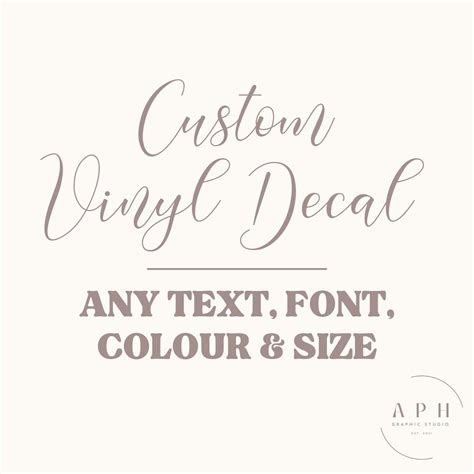 Create Your Own Vinyl Decal, Custom Vinyl Decal, Design Your Own