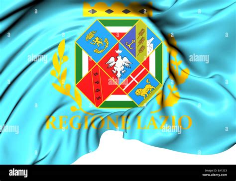 Flag Of Lazio Stock Photo Alamy