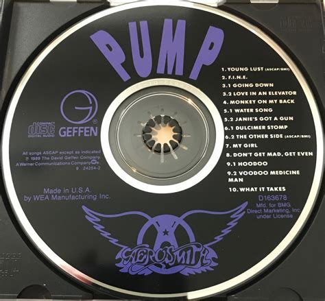 Aerosmith ‘pump 1989 Album Review The Aerosmith Collection