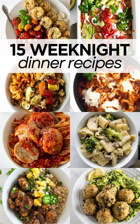 easy weeknight dinner recipes quick