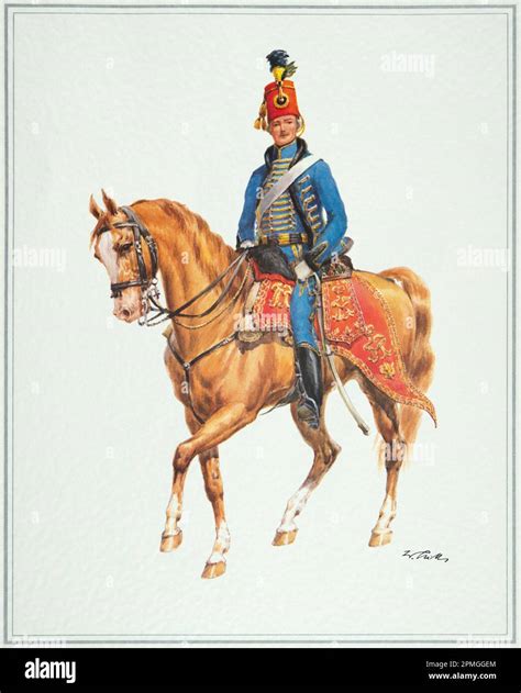 hussar   austrian hussar regiment circa  stock photo alamy