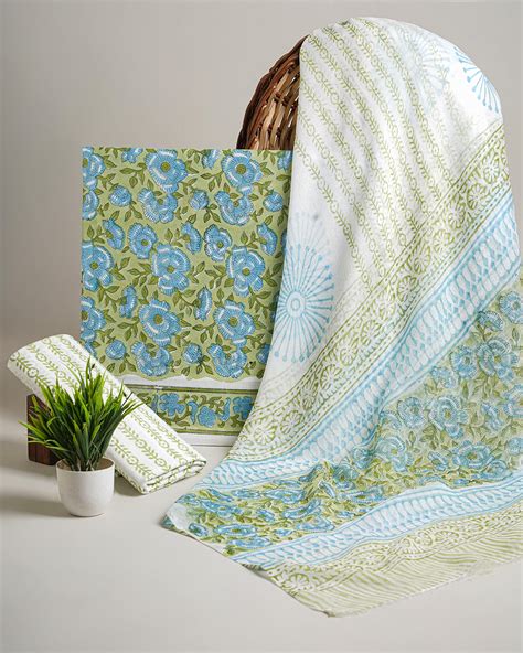 cotton suit chiffon dupatta ethnicadda