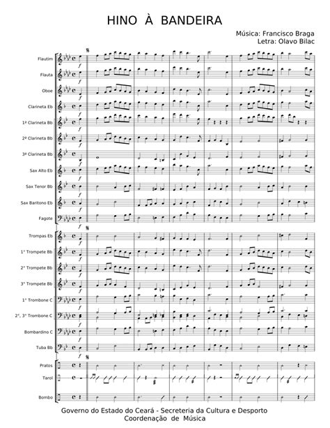Hino à Bandeira Letra E Música - 8