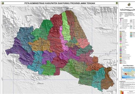 Peta Kabupaten Banyumas Lengkap Per Kecamatan dan Gambar HD