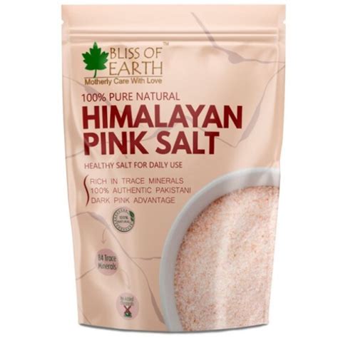 Bliss Of EARTH Himalayan Pink Salt 500gm Price In Bangladesh Komdaame