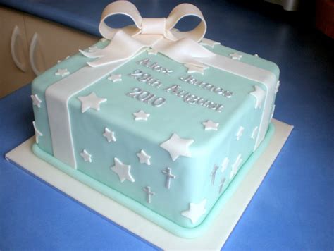 Sugar Siren Cakes Mackay Boys Christening Cake