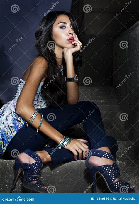 Glamour Shot Of A Cute Blonde Halloween Witch Stock Photography CartoonDealer 21537752