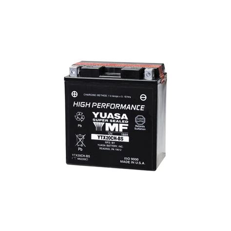 Yuasa Ytx20ch Bs High Performance Agm Battery 10 1629 Off
