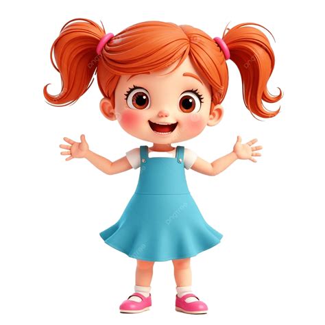 Clipart Meisje Schattig Meisje Cartoon Stijlvolle Outfit Stockvector