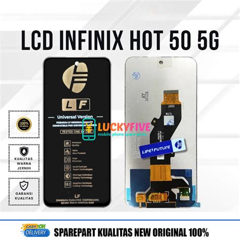 Jual LCD Infinix Hot 50 5G Original Fullset Touchscreen Life Future