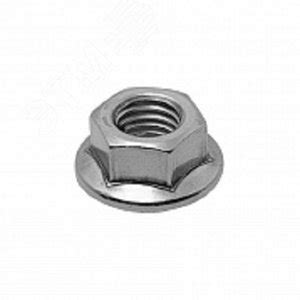 Гайка DIN 6923 М6 шестигранная с фланцем класс прочности 6 покрытие ...