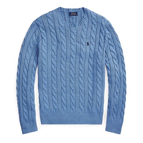 Polo Ralph Lauren Cable Knit Jumper Men Jumpers Flannels