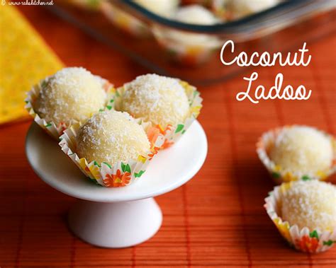 Coconut Ladoo Recipe With Condensed Milk Easy Diwali Recipes Raks