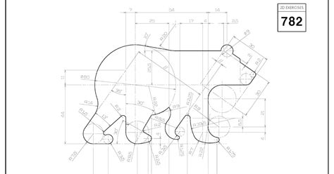 2d Cad Exercises 782 Artofit