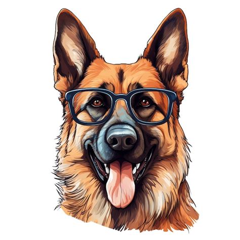 Premium Ai Image A Dog Wearing Glasses