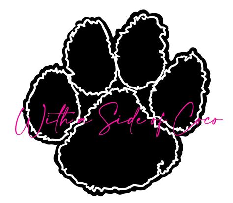 Clemson Paw SVG - Etsy