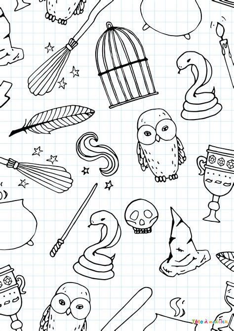 Coloriages Harry Potter Coloriages Coloriage à imprimer coloriage