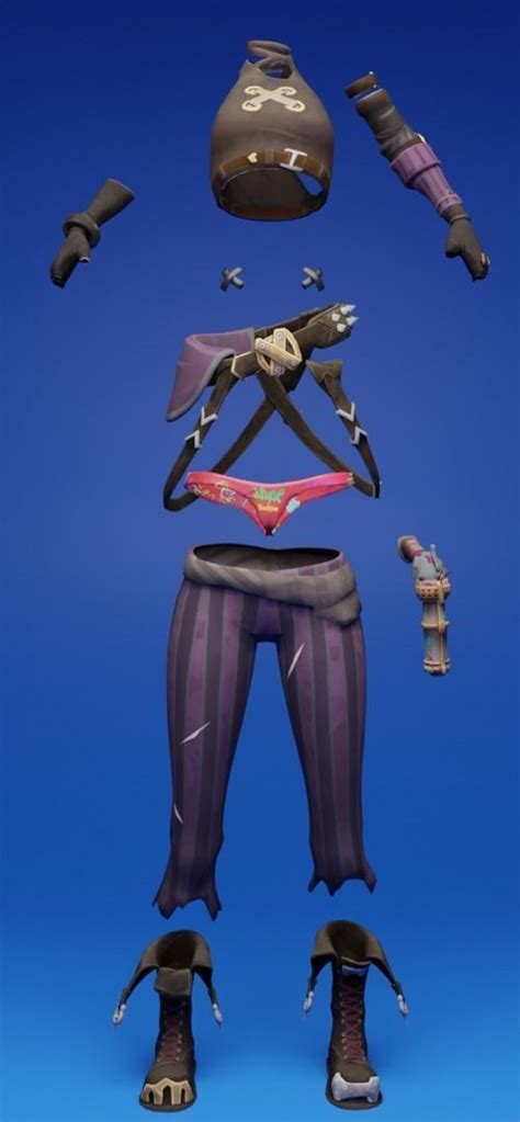 Jinx Arcane Nude 3D Model Rigged CGTrader