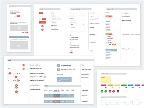 Wireframe Markup Kit V Sketch Freebie Freebie Supply