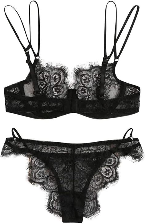 Rtyoo Lingerie Women Sexy Underwear Cute Bowknot Erotic Bra Thong Thong Erotic Pajamas Underwear