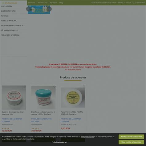 IGIENA CORPORALA, OMEGA PHARMA - ducfarm.ro