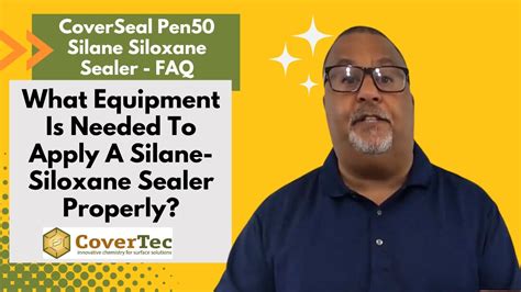 What Equipment Is Needed To Apply A Silane Siloxane Sealer Properly