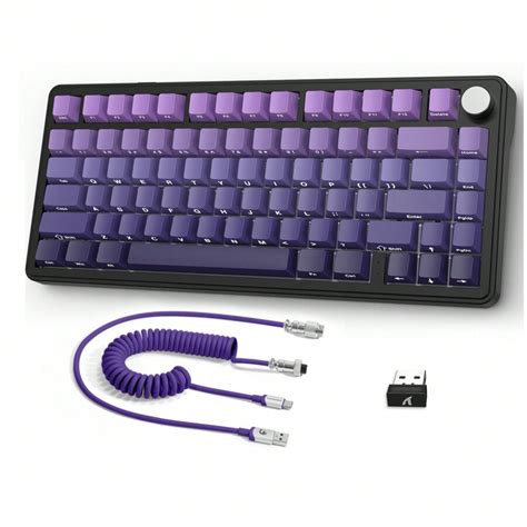 FREEWOLF Teclado mecánico SHARK X Hot Swap teclado de juegos RGB al TKL