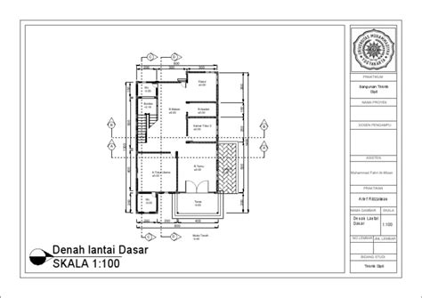 Denah Lantai Dasar Pdf