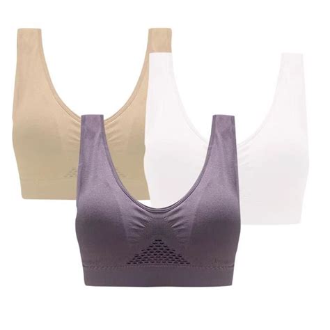 Sasaquoy Brassiere Lingerie Lot De Soutiens Gorge Sport Pour Femme Sans Fil Soutien Yoga