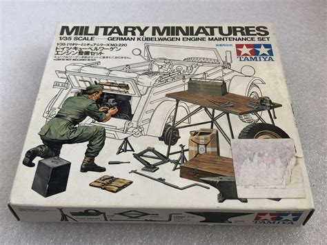 Tamiya 35220 German Kübelwagen Engine Maintenance Set Modellbausatz im ...