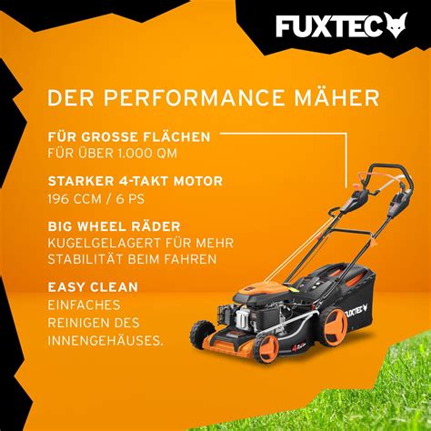 Fuxtec Fx Rm Pro Cm W Benzin Rasenm Her Online Kaufen Ebay