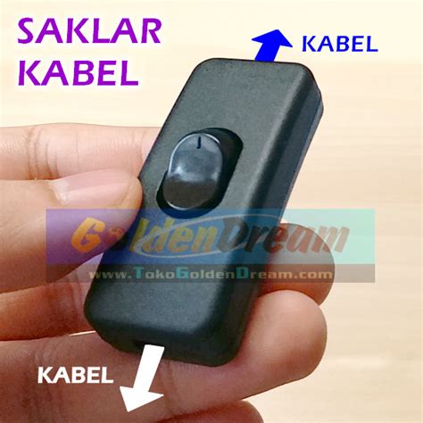 Jual Saklar Gantung 1 Tombol On Off Bedside Switch Paralel Sakelar