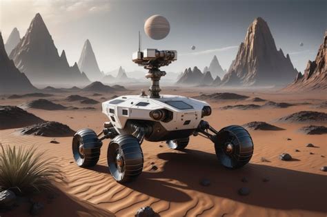 Premium AI Image | a space rover