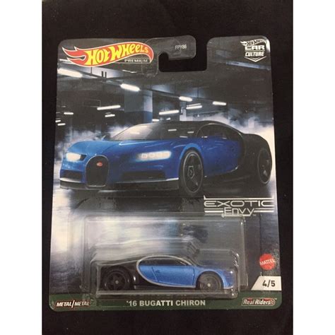 風火輪 hot wheels exotic envy bugatti 布加迪 chiron 山豬 精裝 膠胎 蝦皮購物