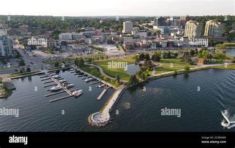 Heritage Park Aerial Barrie Ontario Canada Stock Photo Alamy