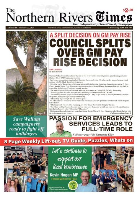 The Northern Rivers Times Edition 189 Northern Rivers Hub Your Source For Northern Rivers